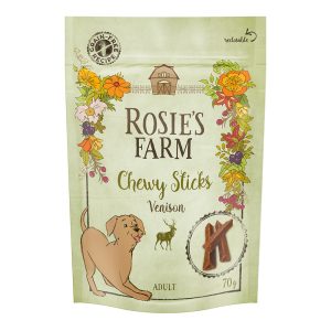 3x70g Wild Rosie's Farm Kauwsnacks Hondensnacks