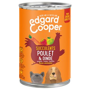 400g Edgard & Cooper Adult Graanvrij Kip, Kalkoen - Hondenvoer