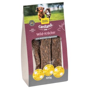 Caniland Wild Crackers - Voordeelpakket: 10 x 100 g