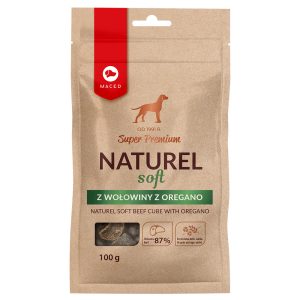 100g Maced Super Premium Naturel Soft Beef met Oregano Hondensnacks