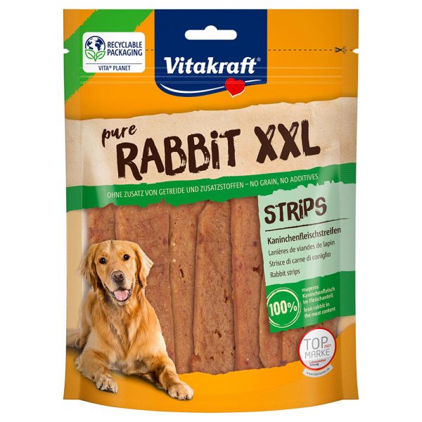 250g Vitakraft Konijnenvleesstrips xxl Hondensnacks