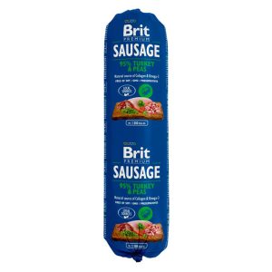 Brit Sausage natvoer - Kalkoen & Erwten (12 x 800 g)