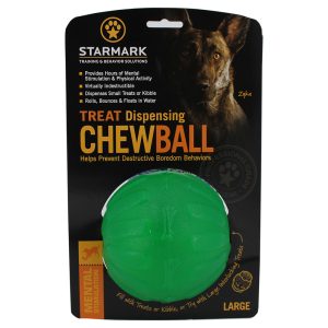 Starmark Treat Dispensing Chew Ball L ca.Ø10 Hond