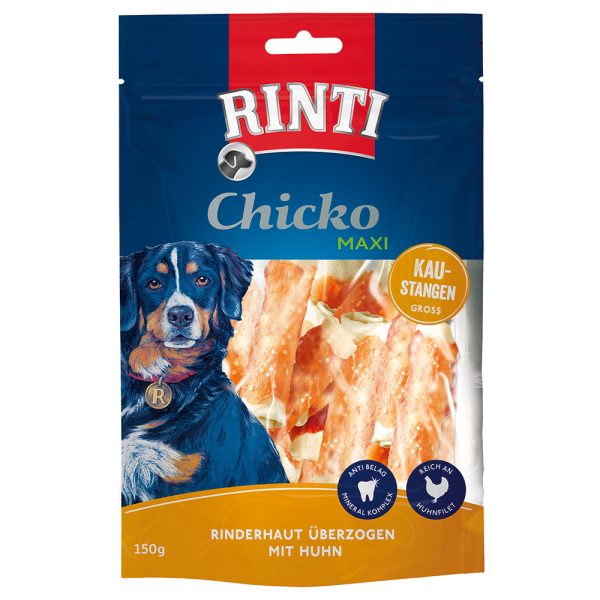 150g RINTI Chicko Maxi Kauwsticks Groot Kip Hondensnack
