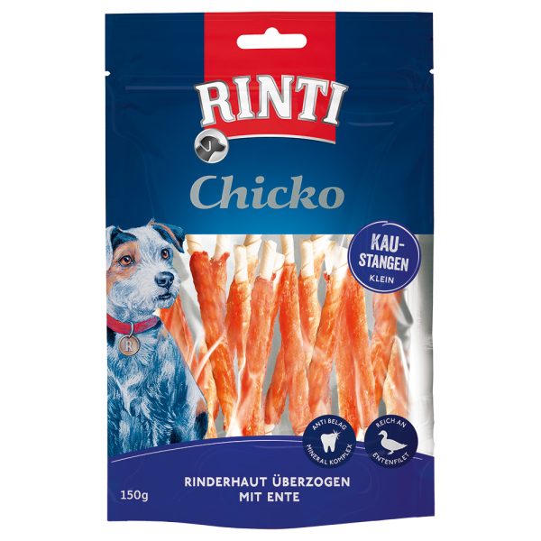 150g RINTI Chicko Kauwsticks Klein Eend Hondensnacks