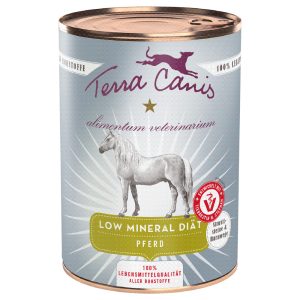 12x 400g Terra Canis Alimentum Veterinarium Mineraalarm Dieet Paard Hondenvoer Nat
