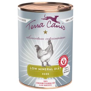 12x 400g Terra Canis Alimentum Veterinarium Mineraalarm Dieet Kip Hondenvoer Nat