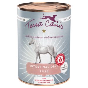 6x 400g Terra Canis Alimentum Veterinarium Intestinal Paardenvoer Nat