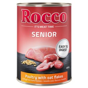 24x400g Senior Gevogelte & Havervlokken Rocco Hondenvoer