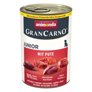 12x400g Junior: met Kalkoen Animonda GranCarno Hondenvoer