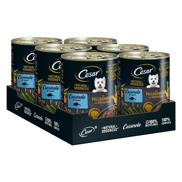 Cesar Natural Goodness Multipack - Vis en Superfoods (12 x 400 g)