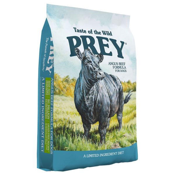 11,4kg Taste of the Wild Prey Angus-Rund Honden Droogvoer