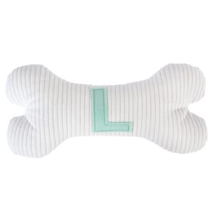 TIAKI Pluche Bot met Initiaal L 26 x 12 x 5,5 cm hond