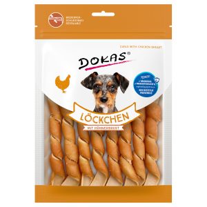 4x120g Dokas hondensnacks met kipfilet