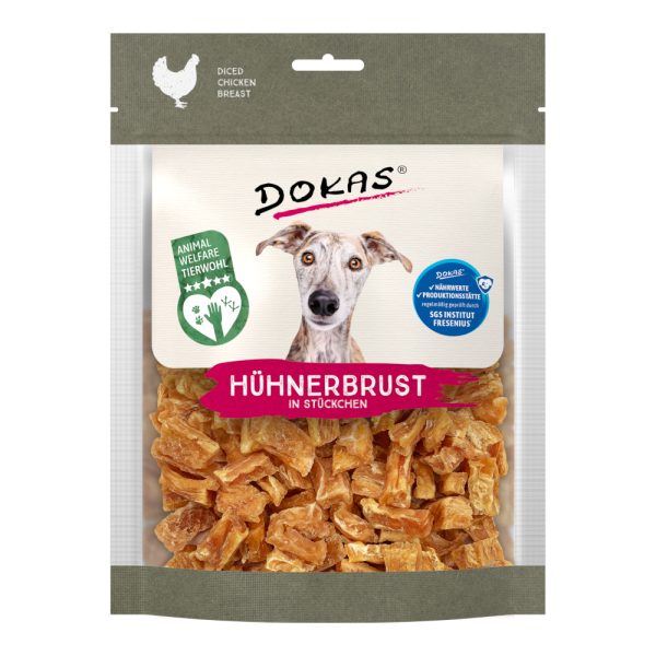 170g Dokas stukjes kipfilet hondensnacks