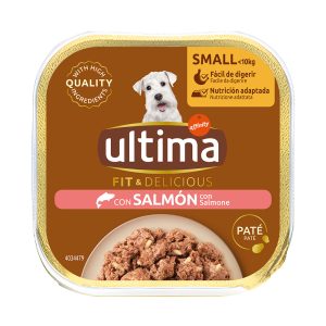 22 x 150 g Ultima Fit & Delicious Paté Mini Zalm hondenvoer nat