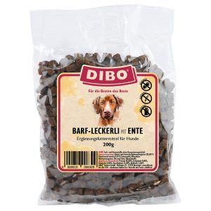 200 g DIBO BARF-snoepjes met eend hondensnacks