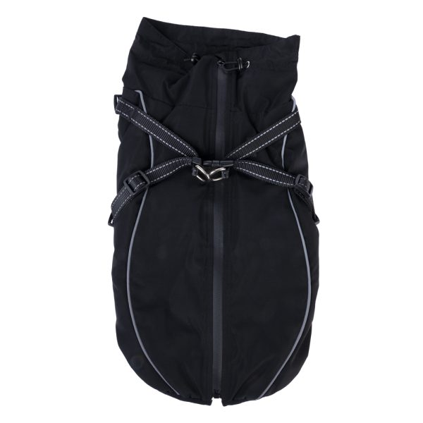 TIAKI Hondenharnas Arkon Zwart Ruglengte: 30cm