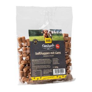 2x200g Caniland soft bites graanvrij met ganzen hondensnacks