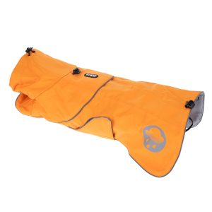 TIAKI hondenregenjas  Saffraan ruglengte: 45cm