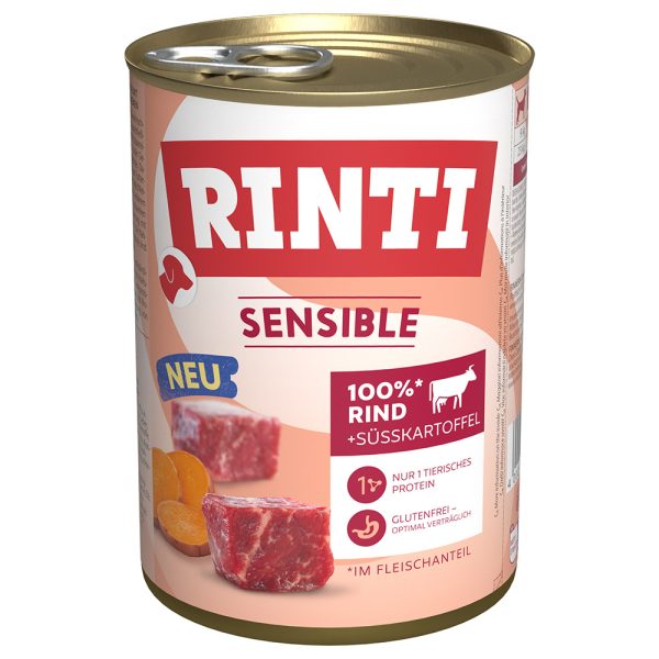 Rinti Sensible 6 x 400 g - Rund & Zoete Aardappel