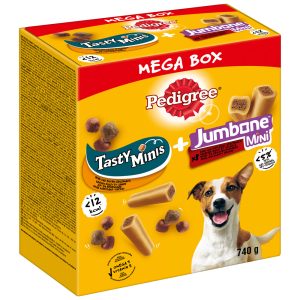 740g Pedigree Tasty Minis & Jumbone Giant Bone Mini Hondensnacks