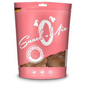 10 stuks SnackOMio knapperige varkensoren hondensnacks
