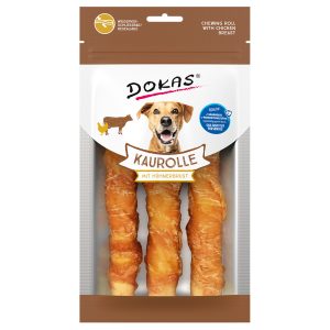 ca. 150g Dokas kauwrol met kipfilet hondensnacks