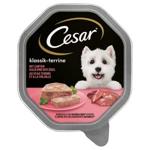 Megapack Cesar kuipjes 28 x 150 g - Klassieke terrine met kalf en gevogelte