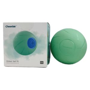 Cheerble elektronisch hondenspeelgoed Wicked Ball, groen Ø7.7cm hond