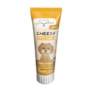 Voordeelpakket: 4x75g yummeez Classic Squeezie kaas in een tube hondensnacks