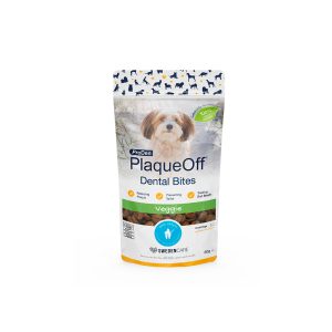 2x60g PlaqueOff Gebitsverzorging Dental Bite ProDen Hondensnacks