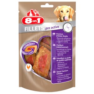 5x80g Fillets Pro Active 8in1 Hondensnack