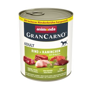 animonda GranCarno Original Adult 6 x 800 g - Rundvlees + Konijn met Kruiden