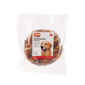Voordeelpakket: 3x Karlie kauwring met eend 1x12,5cm hondensnacks