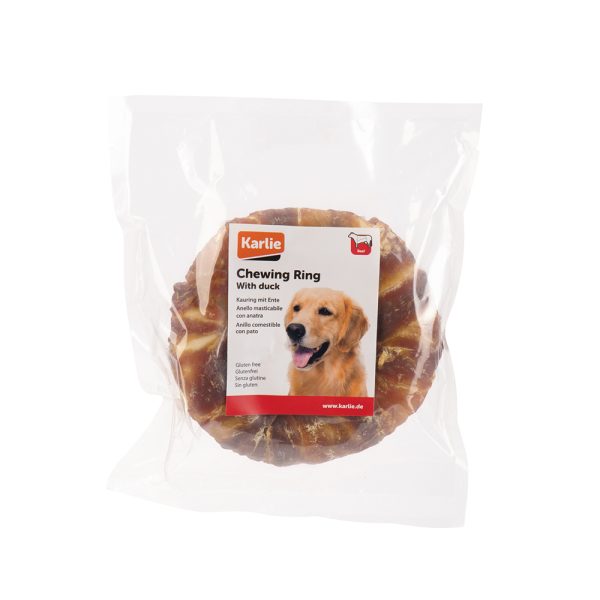 Voordeelpakket: 3x Karlie kauwring met eend 1x12,5cm hondensnacks