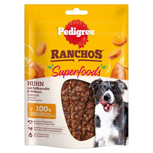 Voordeelpakket: 7x 70g Pedigree Ranchos Superfoods Kip Hondensnacks