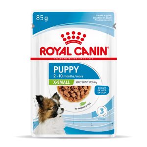 Voordeelpakket: 48x85g Royal Canin X-Small Puppy natvoer voor honden