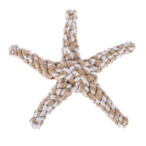 TIAKI touwspeeltje zeester voor honden 15x15x3.5cm hond