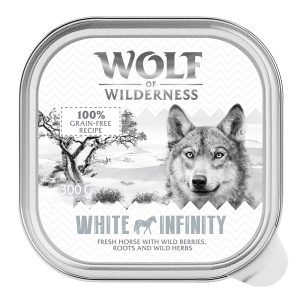 24x300g Adult White Infinity Paard Wolf of Wilderness Hondenvoer