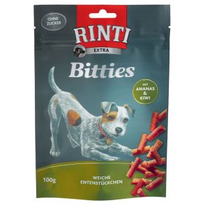 RINTI Extra Bitties 100 g - Eend met Ananas & Kiwi