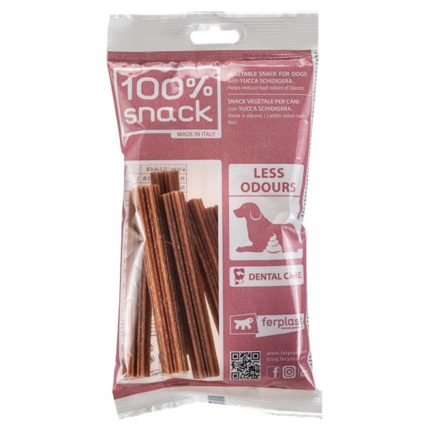 Ferplast dental care snack Snowflake Yucca maat S: voor kleine honden (5 - 12 kg)