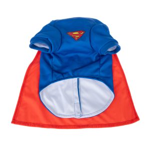 Warner Bros Superman kostuum maat S/M: 35cm ruglengte hond