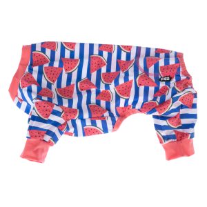 TIAKI Pet & Ouder pyjama in partnerlook, meloen hondenhemd maat. S ruglengte ongeveer 25 cm