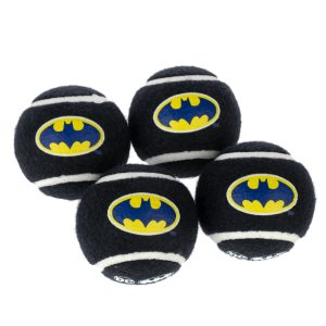 Warner Bros.™ DC tennisballen set Batman 4 stuks Ø6.3cm elk Hondenspeeltje