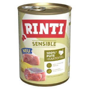 Rinti Sensible 6 x 400 g - Kalkoen & Aardappel