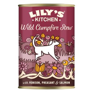 Lily's Kitchen graanvrije menu's voor honden 400 g - voordeelverpakking: 24 x 400 g wild, fazant & zalm