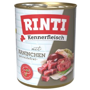 Voordeelpakket RINTI Vlees voor fijnproevers 24 x 800 g - Konijn