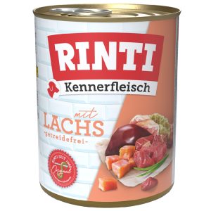 Voordeelpakket RINTI Vlees voor fijnproevers 24 x 800 g - Zalm