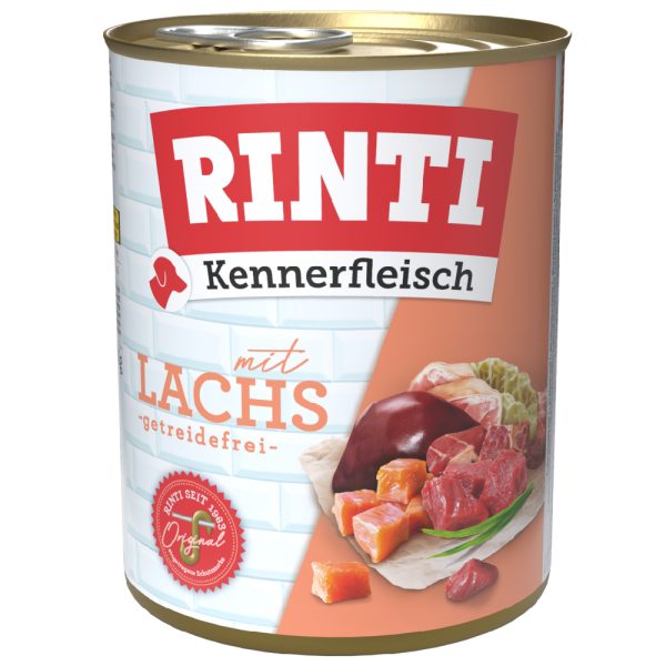 Voordeelpakket RINTI Vlees voor fijnproevers 24 x 800 g - Zalm